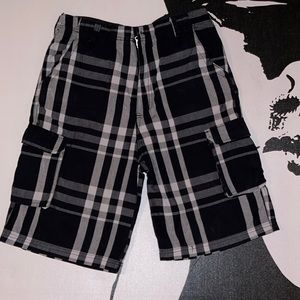 Radius | Boys Checkered Cargo Shorts